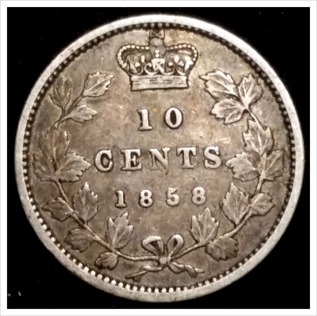 1858-10-Cent-Botched-I-In-Dei